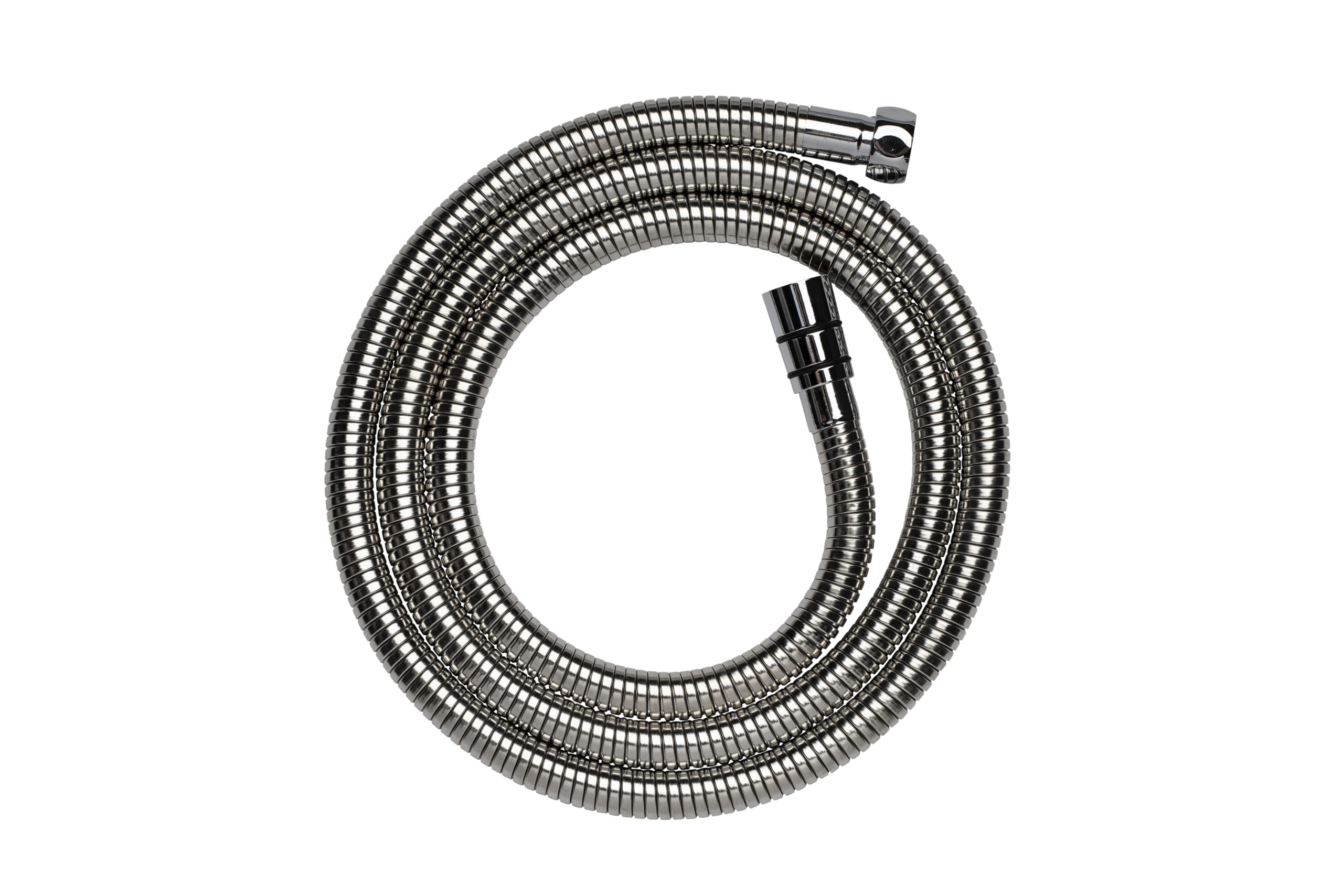 B&Q -  1.5M2M Stretchy Reinforced Stainless Steel Chrome Shower Hose