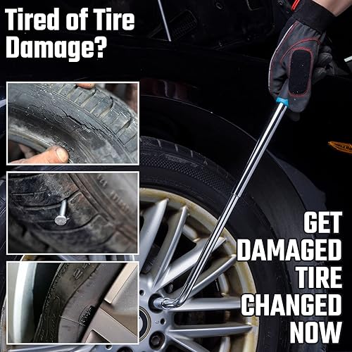 Miniatura 7 de DURATECH Llave telescópica, llave de rueda, con enchufes de 1719 y 210.906 in, bolsa organizadora incluida