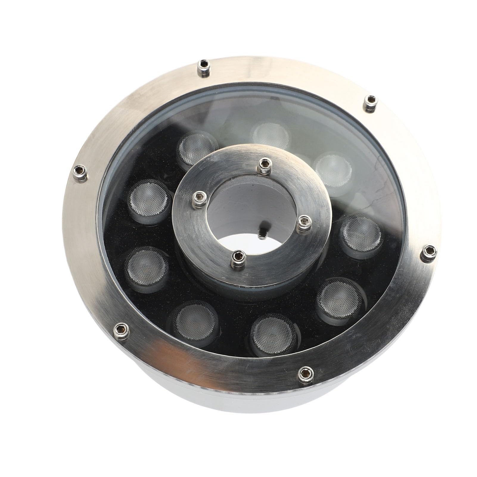 Luces para Estanques, Luces Sumergibles para Fuentes de Acero Inoxidable, Focos LED Subacuáticos para Exteriores, Luz de Paisaje, Ideal para Cascadas de Césped y Jardín (Blanco cálido 9W)