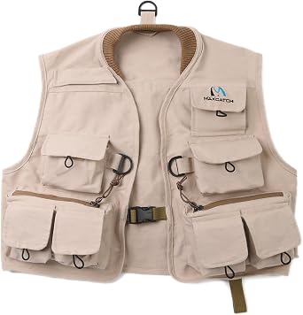 M MAXIMUMCATCH Maxcatch Fly Fishing Vest Pack, Cotton