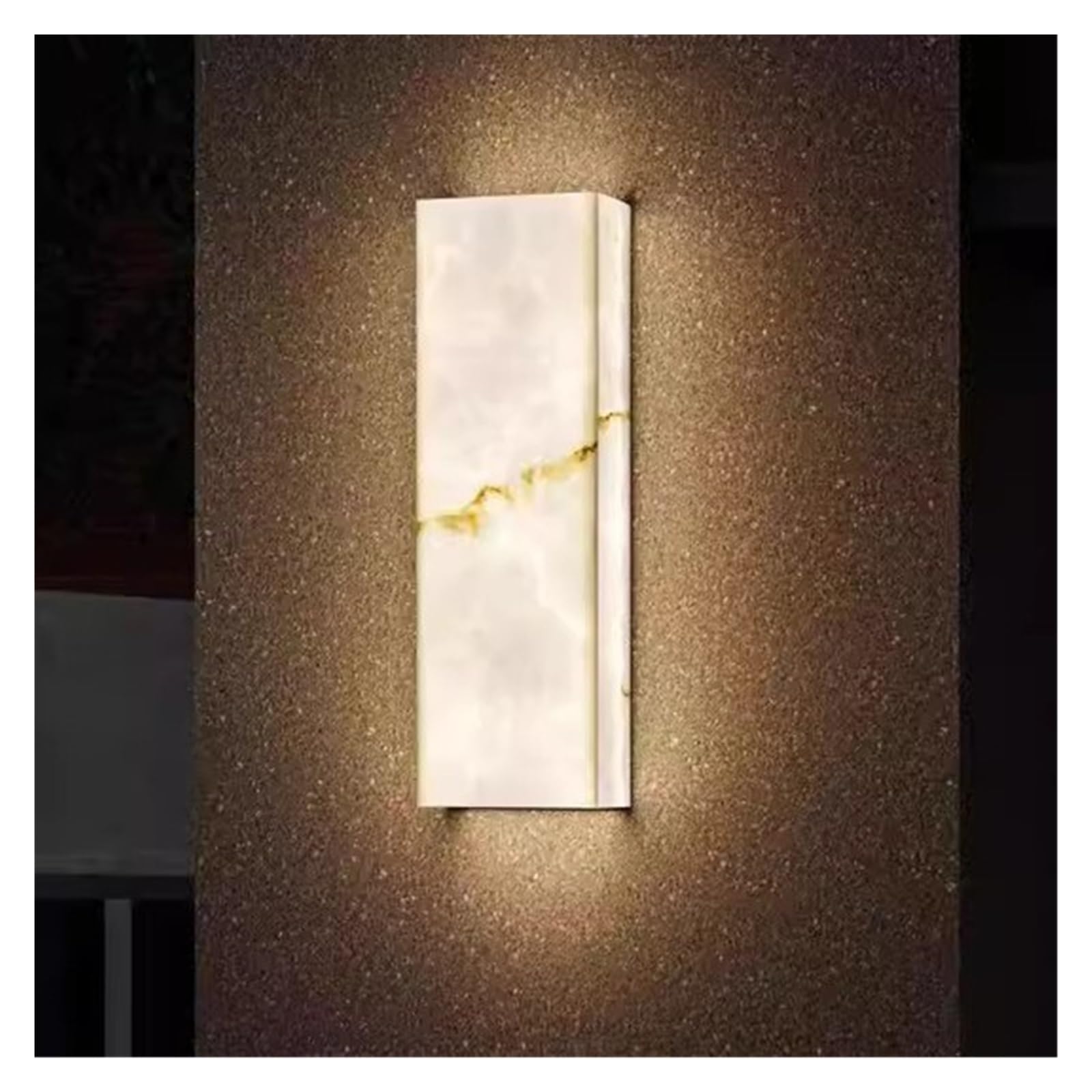 Applique murale extérieure marbre LED design de luxe longue à 3 couleurs - 3
