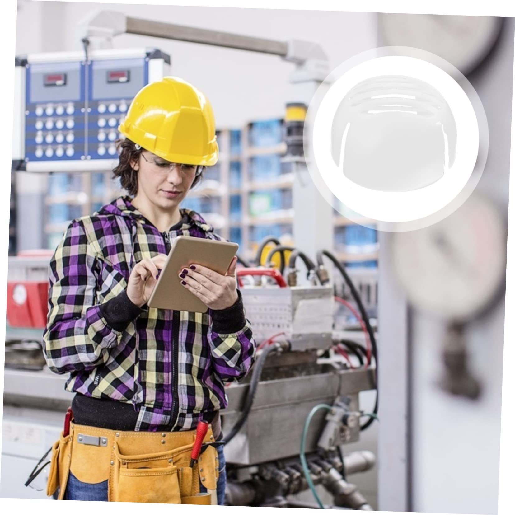 DOITOOL 3piezas Casco De Seguridad Transpirable Para Trabajadores Protección Anticolisión Aberturas De Ventilación Para Construcción y Actividades Al Aire