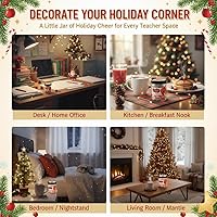 Vista 6 de Tarro de Manzanas Positivo con 60 Tarjetas de Afirmación Diaria, Regalo de Apoyo Emocional de Manzanas, Tarjetas de Manzanas, Regalos Divertidos