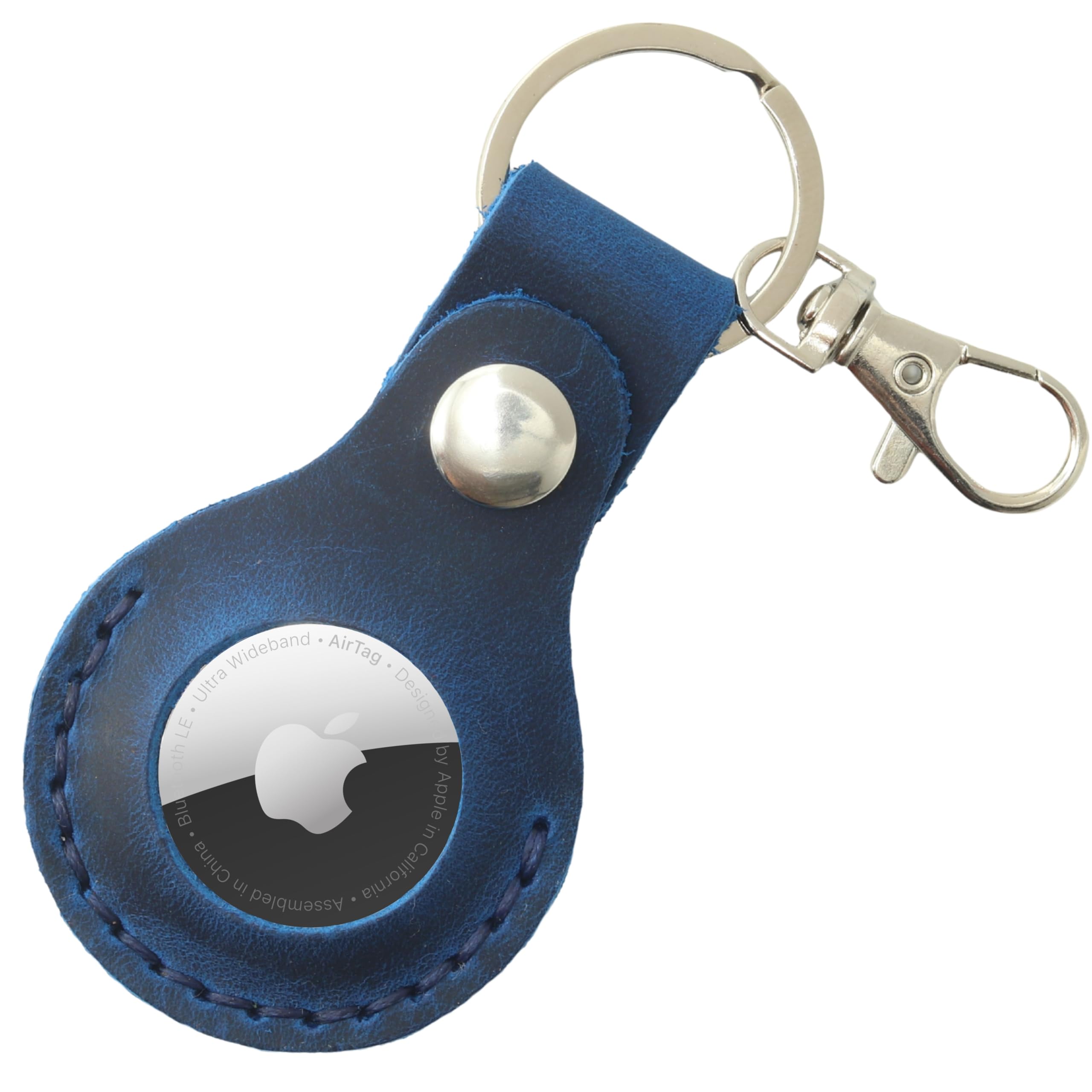 Amazon.com: Toprank Leather Compatible with Apple AirTag Keychain