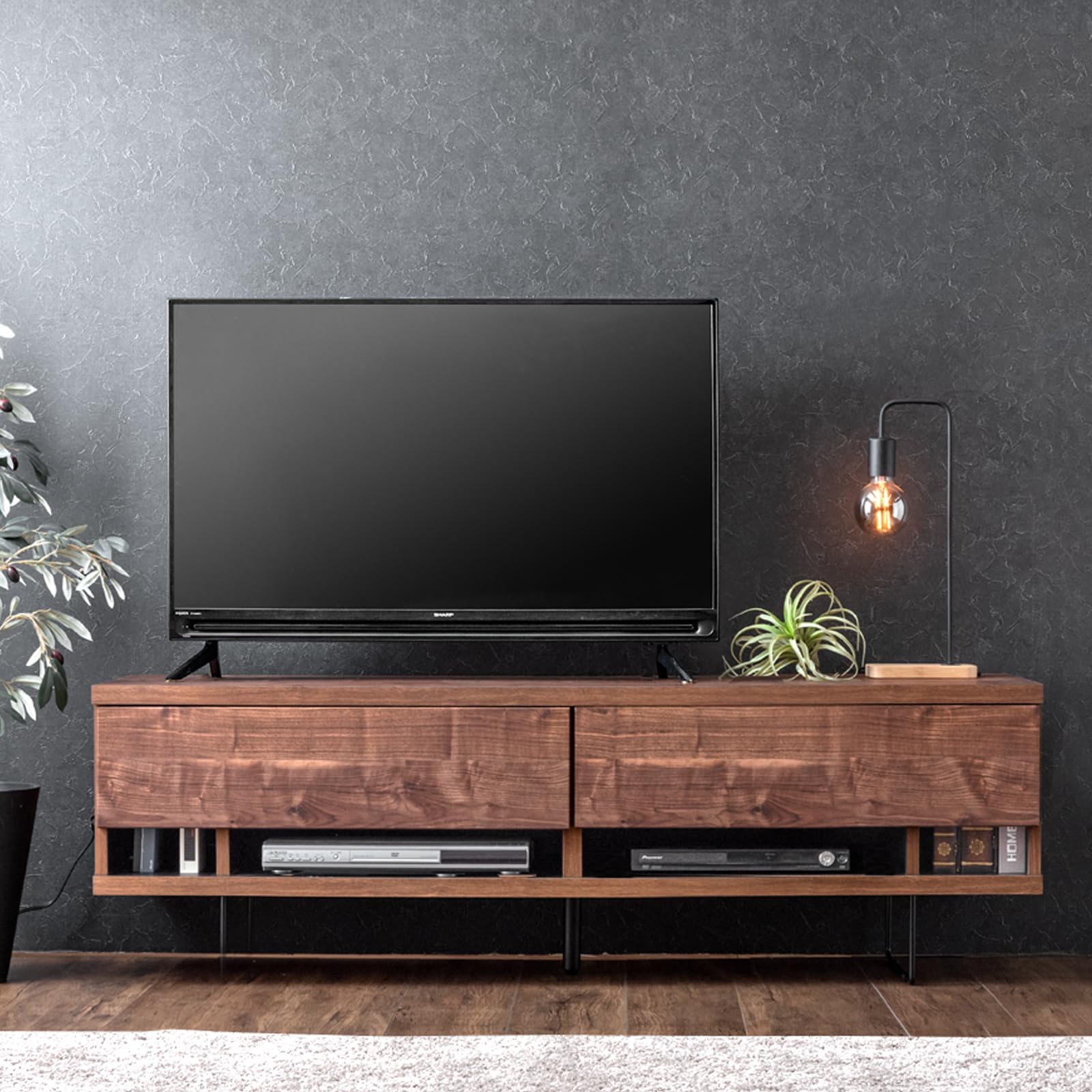【値下げ】Kurasino テレビ台 ナチュラル 収納付き　北欧風デザイン 値下げ】Kurasino テレビ台 ナチュラル 収納付き 北欧風デザイン