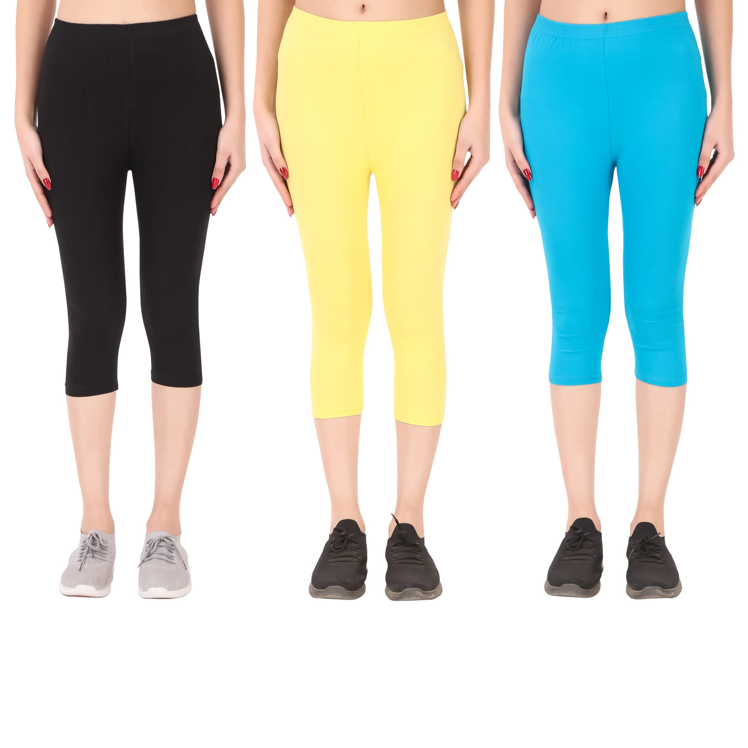 irana Women Cotton Lycra 3/4th Capri-picture-29