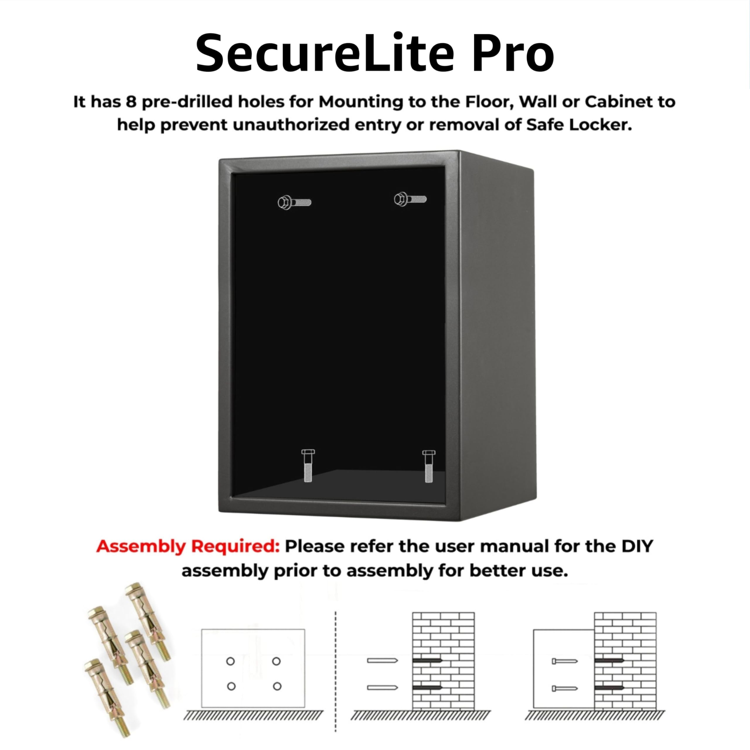 SecureLitePro Safe Locker - Digital & Key Security -9