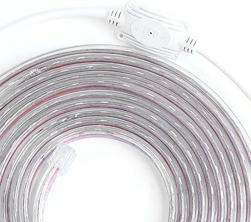 Miniatura 8 de Rosvola Tira de luces LED, enchufe UE 220 V 16.4 pies, tira de luz LED regulable, tira de luz ambiental flexible para sala de estar, espejo Vantiy,