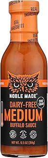 The New Primal Medium Buffalo Dipping and Wing Sauce, Gluten Free, 12.5 ...