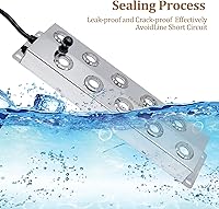 Vista 5 de NOMAL Mist Maker Fogger 10 Head Stainless Steel Ultrasonic Mist Humidifier 18.7lb/h Water Fountain Pond Fog Atomizer with Waterproof Power Supply