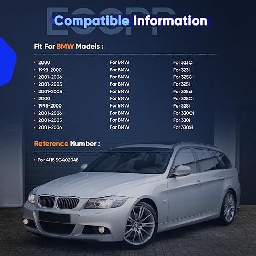 Miniatura 2 de ECCPP 2 uds. Soporte de elevación de capó delantero para BMW 323Ci 323i 325Ci 325i 325xi 328Ci 328i 330Ci 330i 330xi 1998 1999 2000 2001 2002 2003