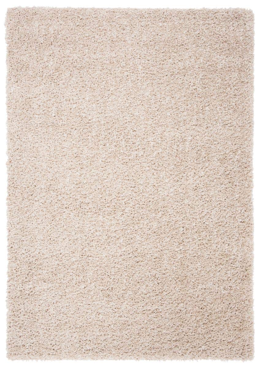 SAFAVIEH August Shag Collection Accent Rug - 2 x 5 Beige Solid Design Non-Shedding & Easy Care 1.5-inch Thick Ideal for High Traffic Areas in Entryway Living Room Bedroom AUG200D product thumbnail 3