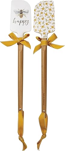 Miniatura 5 de Primitives by Kathy Bee Happy Bee - Espátula de silicona con temática de abeja amarilla