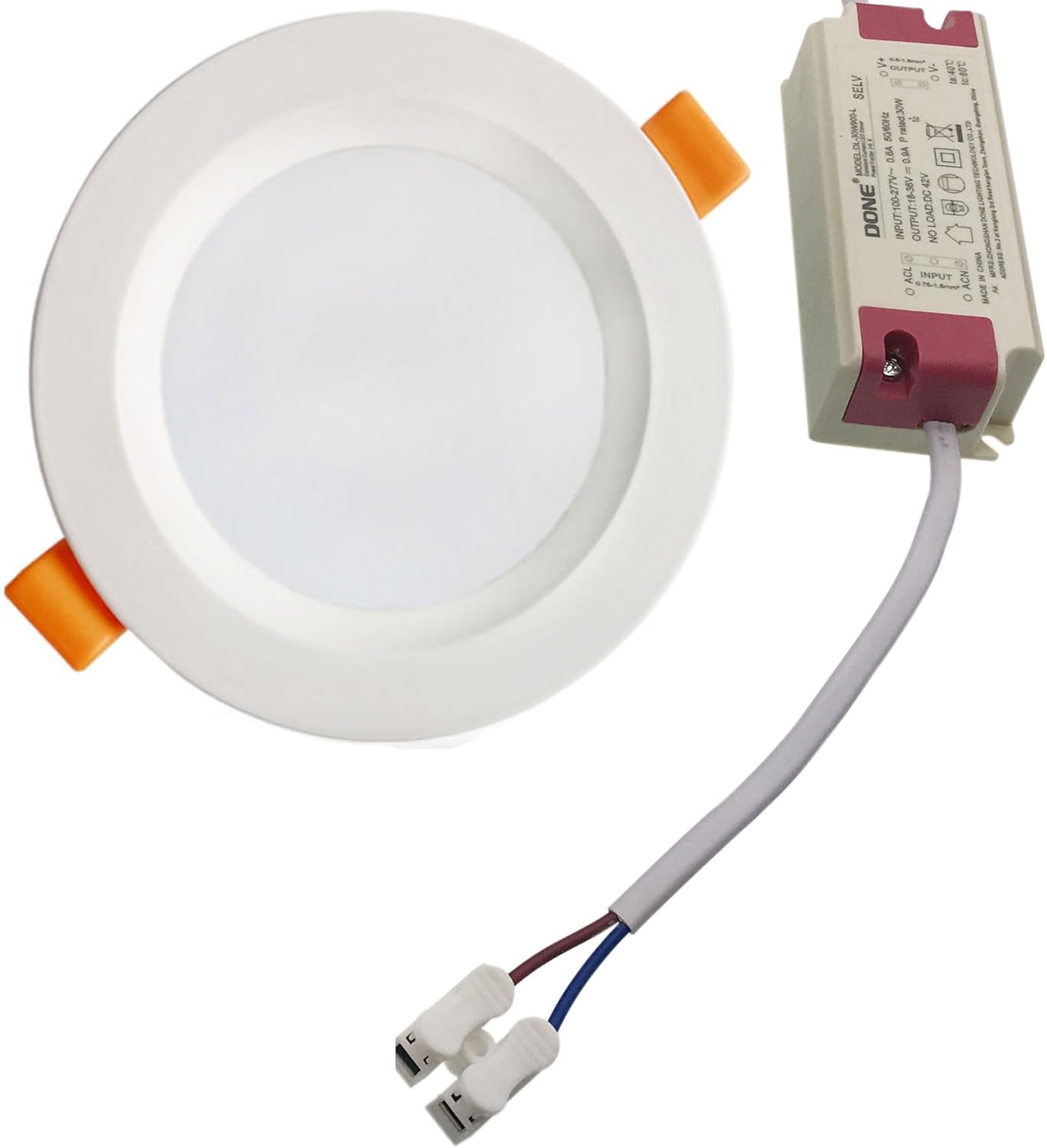 4PACK 5.6 Inch LED Recessed Lighting, 12W, 4000K Day Light, 1100lm, LED Recessed Lighting Light Retrofit Kit Fixture Downlight, LED Ceiling Light (12 Watt, 4000K-Neutral White)