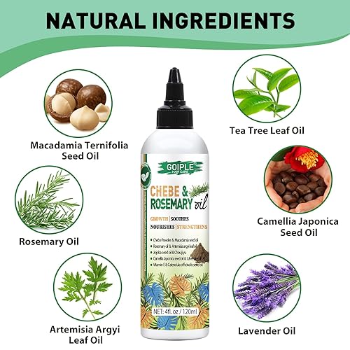 Miniatura 10 de Naturals Chebe Powder para el crecimiento del cabello, hidratante de aceite de Chebe africano orgánico para cuero cabelludo, polvo de Chebe