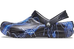 Crocs Unisex-Adult Bistro Graphic Clogs, Slip Resistant Work Shoes with Crocs Lights...