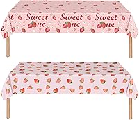 Vista 12 de Paquete de 2 manteles de béisbol de plástico de 54 x 108 pulgadas, decoraciones de fiesta de béisbol, mantel desechable rectangular para mesa