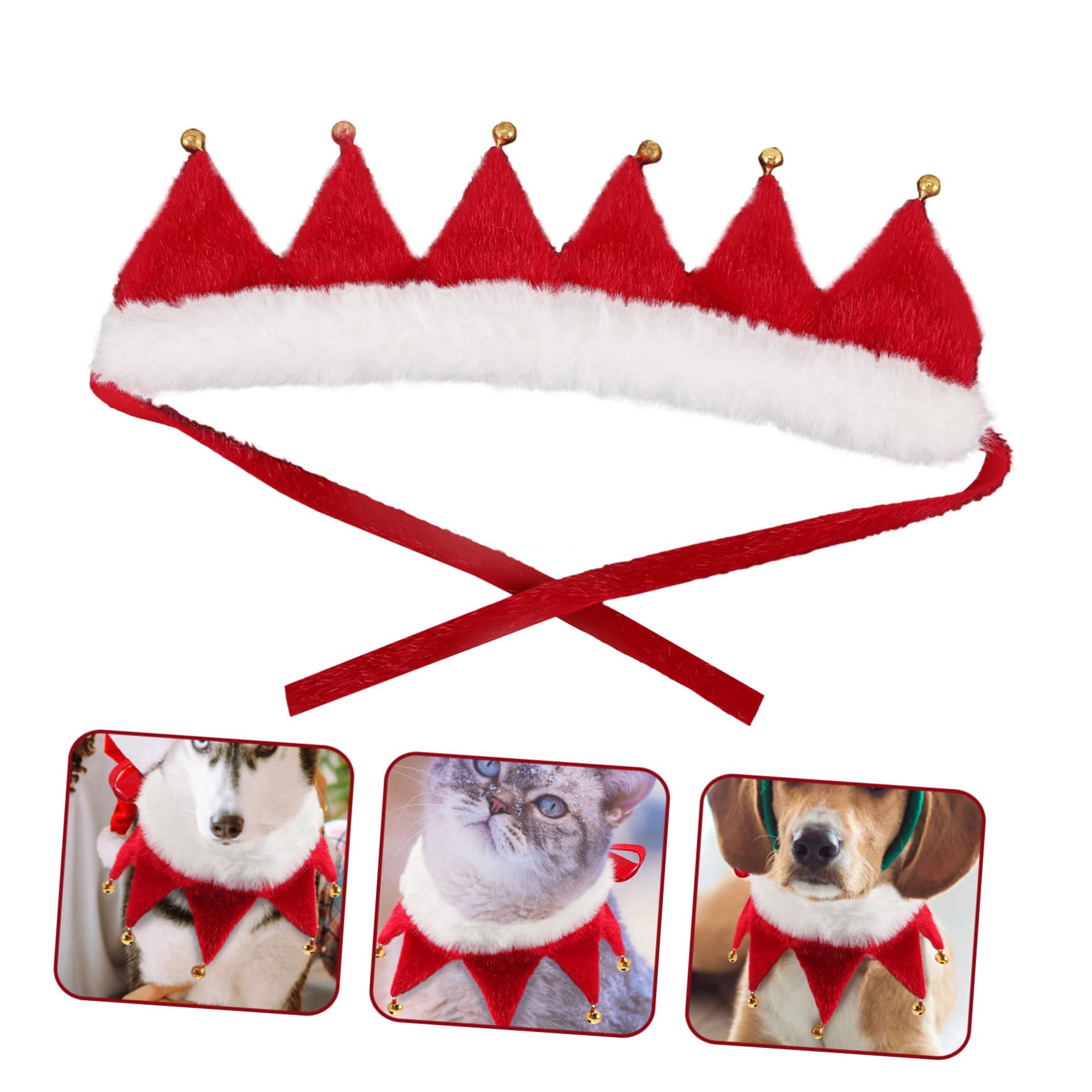 BESPORTBLE Collier Ajustable De Noël avec Clochettes pour Chien Et Chat Confortable Et Facile à Porter