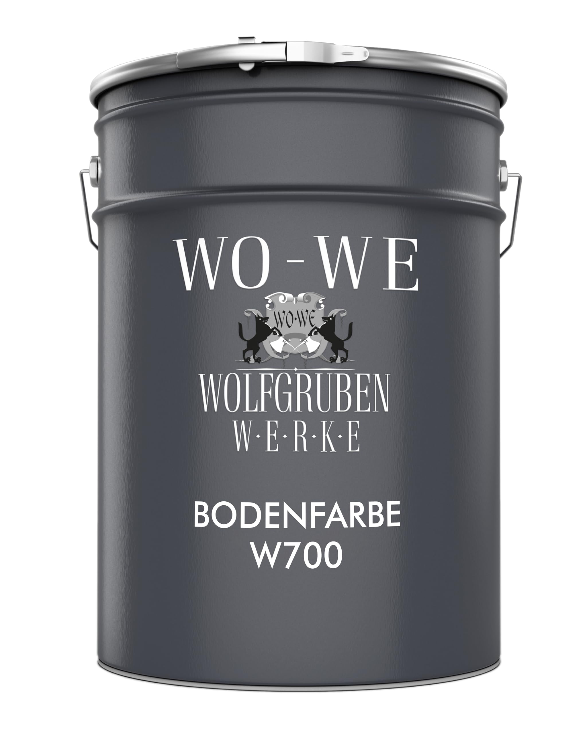 WO-WE Bodenfarbe Bodenbeschichtung Betonfarbe W700 Anthrazit Grau ähnl. RAL 7016-2,5L