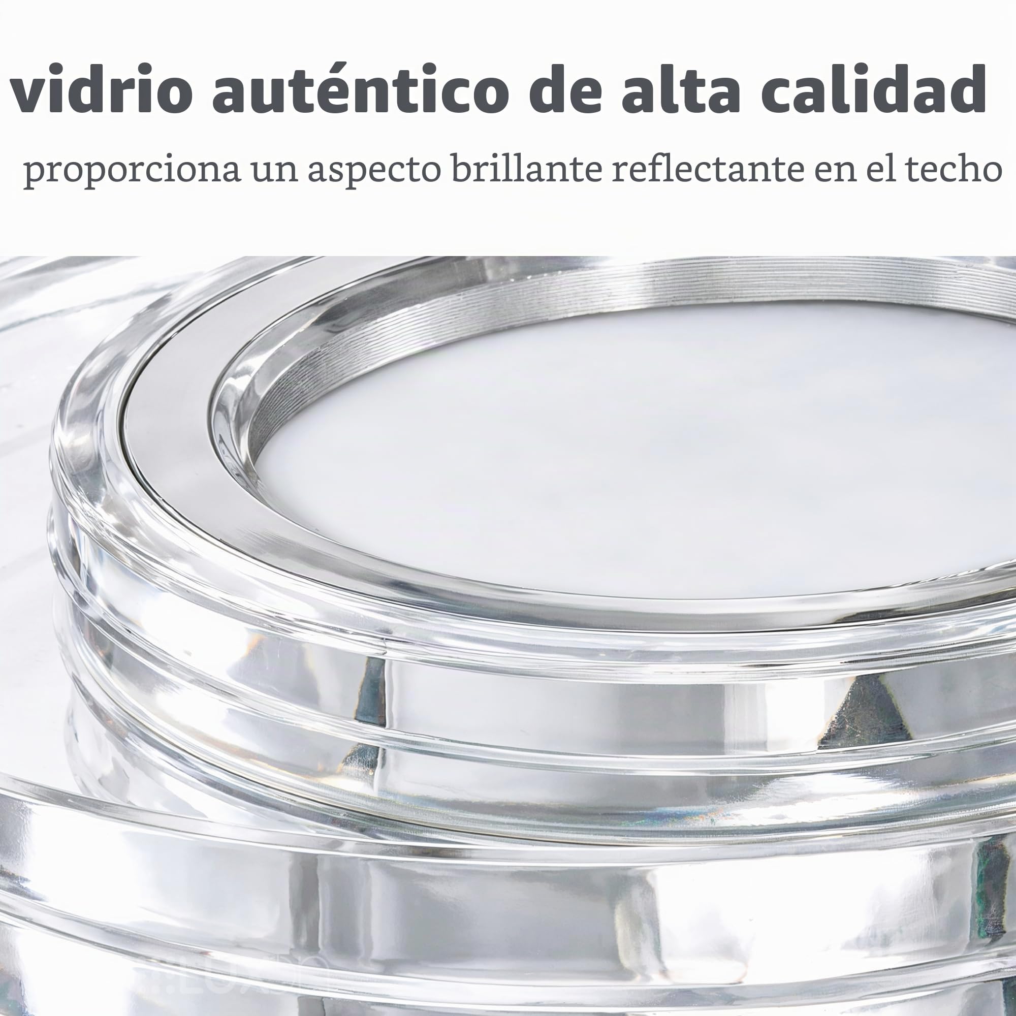 SSC-LUXon MIRELLA - Foco LED empotrable orientable, redondo, cristal espejo, lote | Instalación rápida y discreta para un acabado limpio, bajo consumo y larga vida útil diaria.