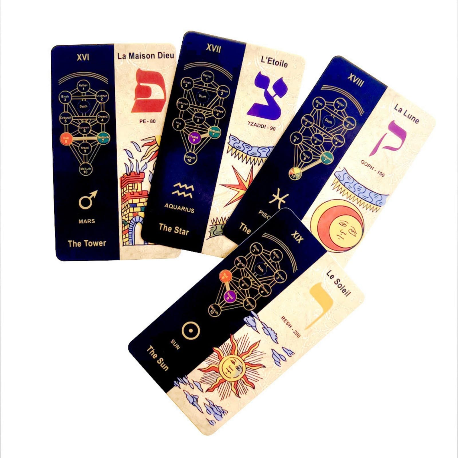 Amazon.co.jp: 【神秘的な道】5781 カバラのタロット