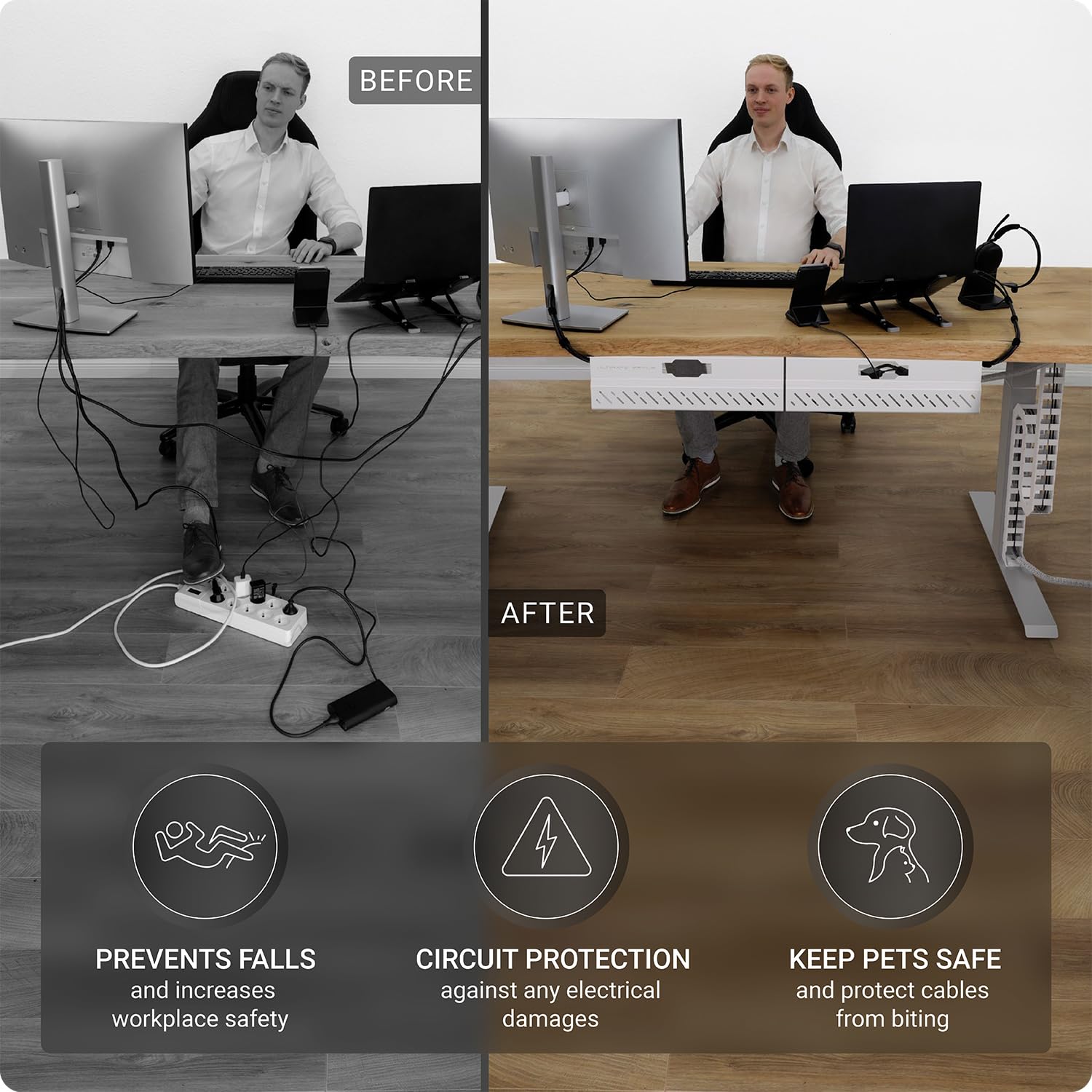 Organize Your Desk Cables with Vertebrae -6 Organize Your Desk Cables with Vertebrae -6