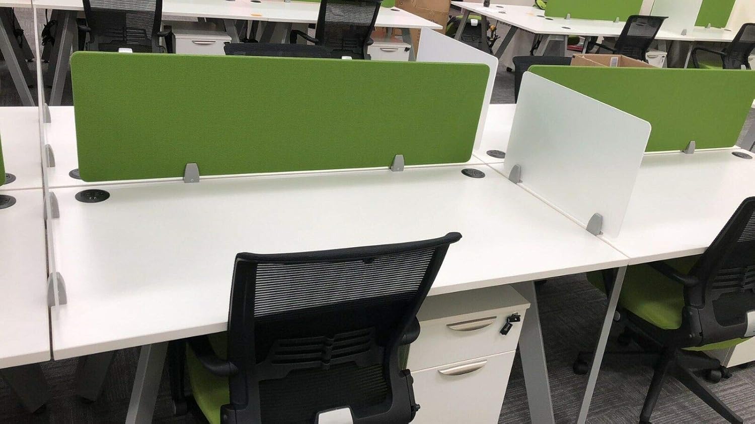 Desktop Power Grommet Outlet Data Center 3" Hole No Drilling Required, 3 Outlet W/ 4 USB Ports (Free Return) (DC-8889-4 USB/3 Power-3" (White)) (DC-8889-4 USB/2 Power-3" (Silver))