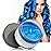 YHMWAX Temporary Colorful Hair Styling Pomades - Disposable Natural Strong Hold Gel for Party, Cosplay, Masquerade (Blue)