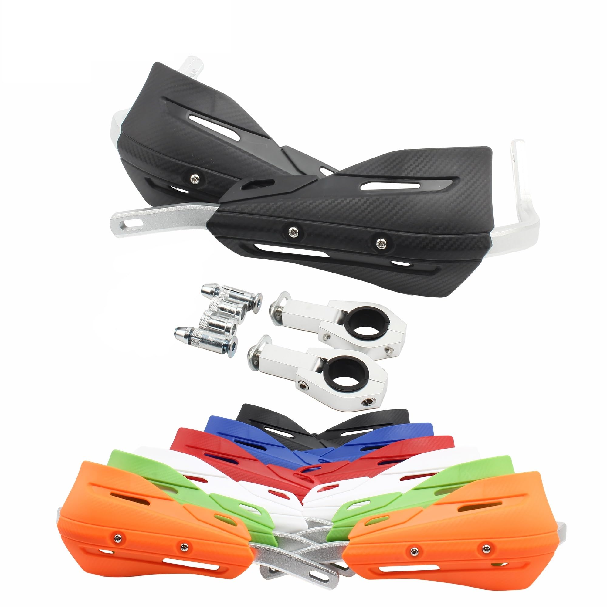 Ochraniacze dłoni Pasuje do HONDA YAMAHA EXC KLX YZF CRF Motocross osłona dłoni motocykla(Black)