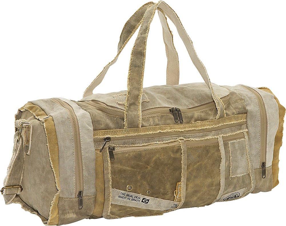 Real Brazil Deal Recife Tarp Duffle Bag, Handcrafted in Brazil