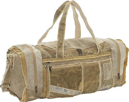 Real Brazil Deal Recife Tarp Duffle Bag, Handcrafted in Brazil