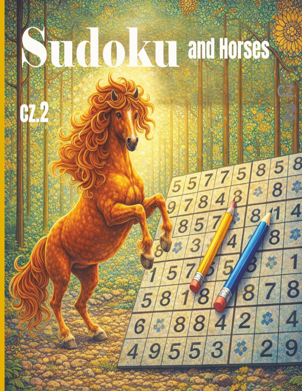 Sudoku and Horses: Sudoku, Mazes & Horse-Themed Coloring Pages (Sudoku, puzzle.)