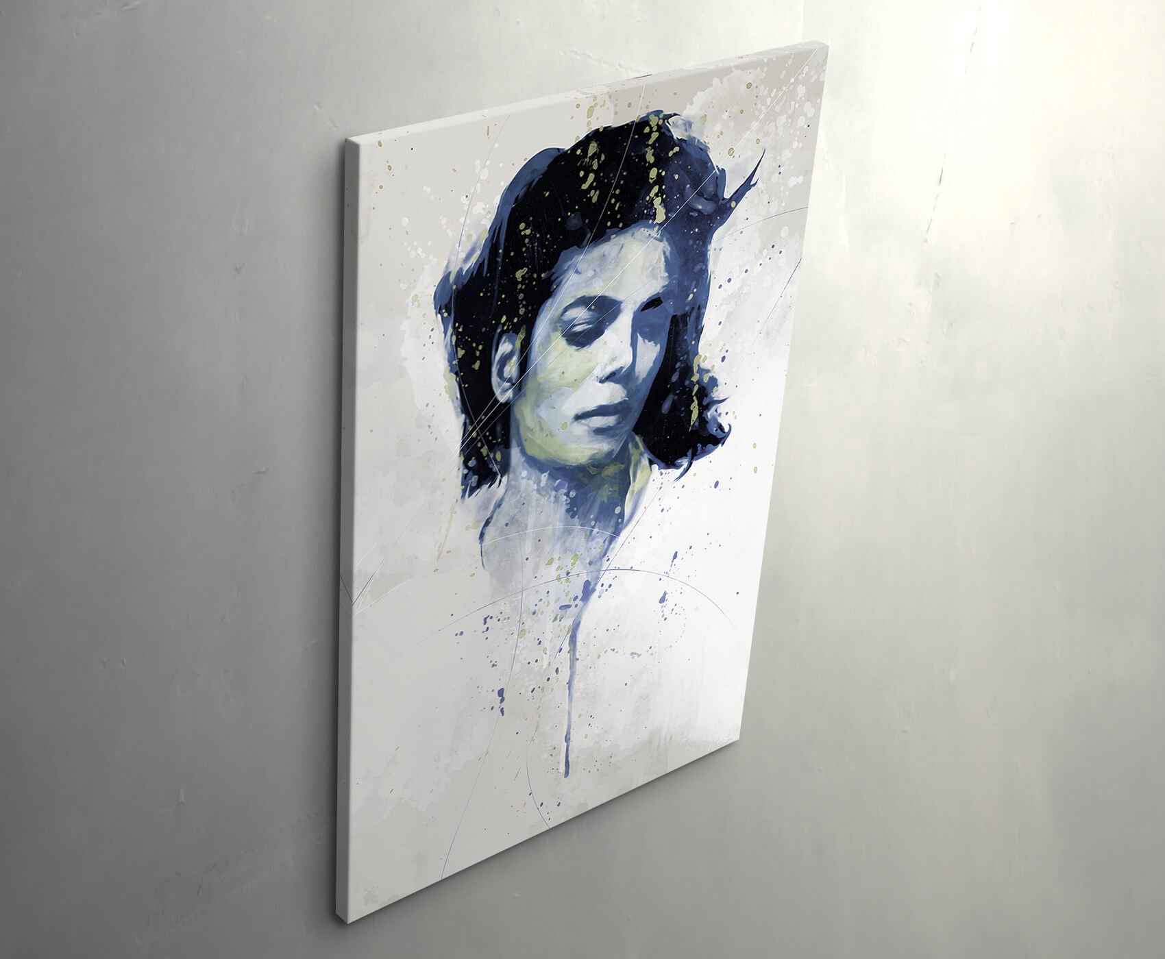 Paul Sinus Art Michael Jackson V 90 x 60 cm sur toile tendue prête à accrocher