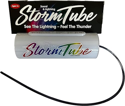 Miniatura 7 de Instrumento musical de tubo de tormenta para adolescentes y adultos ve el rayo y siente el trueno con el tubo de tormenta. Activado por movimiento