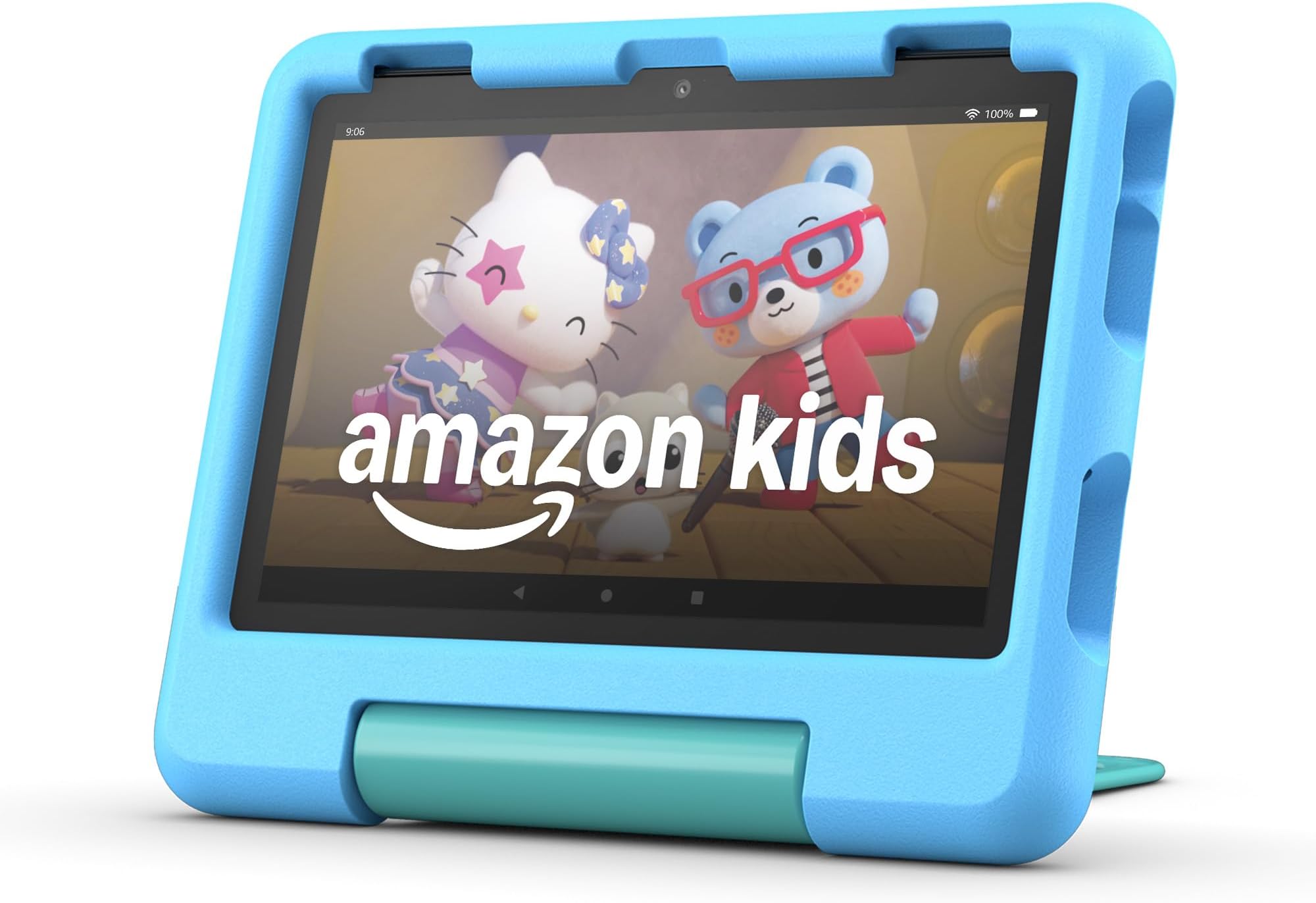 Fire HD 8 Kids tablet (newest model), ages 3-7. With bright 8" HD screen. Includes ad-free and exclusive content, parental controls and 13-hr battery, 32GB, Blue