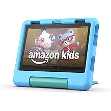 Amazon Fire HD 8 Kids tablet (newest model), ages 3-7. With bright 8" HD screen. Includes ad-free and exclusive content, parental controls and 13-hr battery, 32GB, Blue