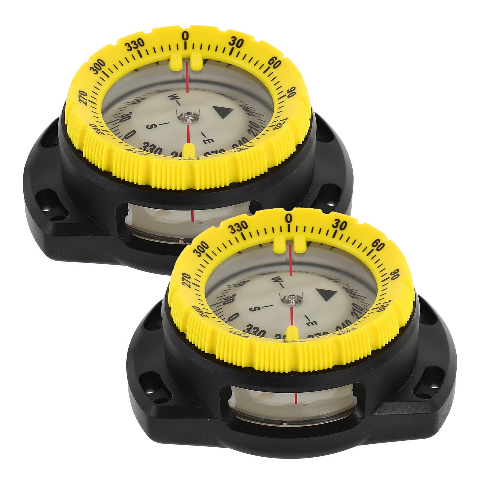 2 Piezas Brújula de Muñeca Correa Elástica y Dial Luminiscente