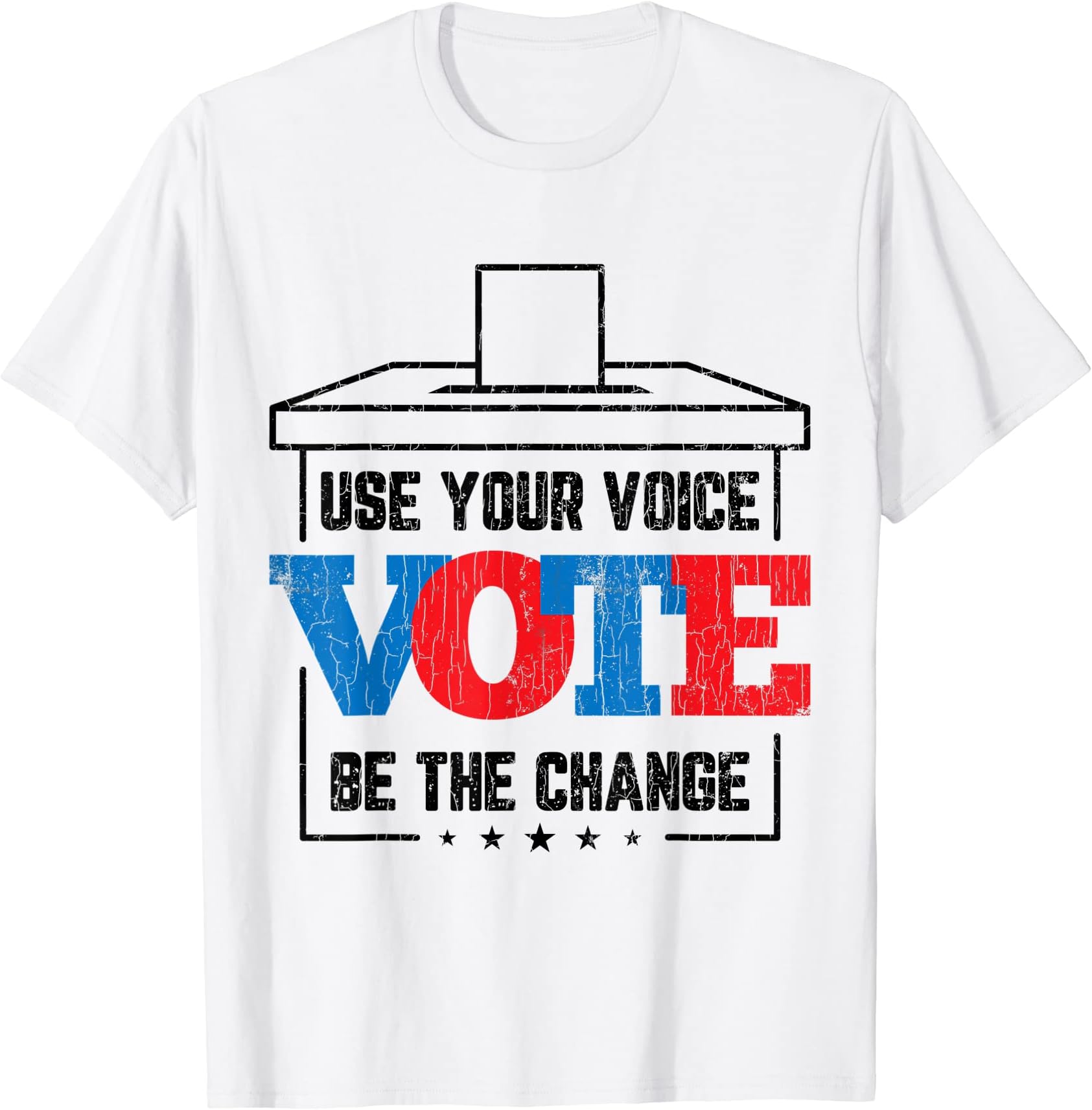 Vote Use Your Voice Funny Voting Right Election 2024 Graphic T-Shirt