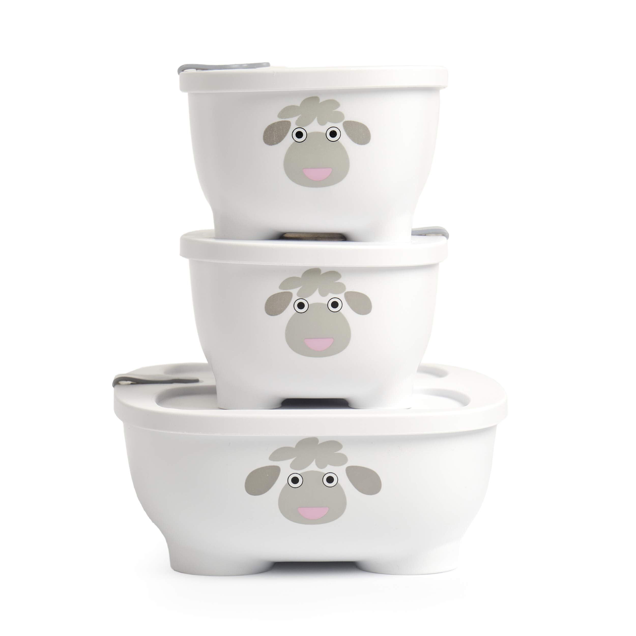 Prince Lionheart Bentomal Boxes, White