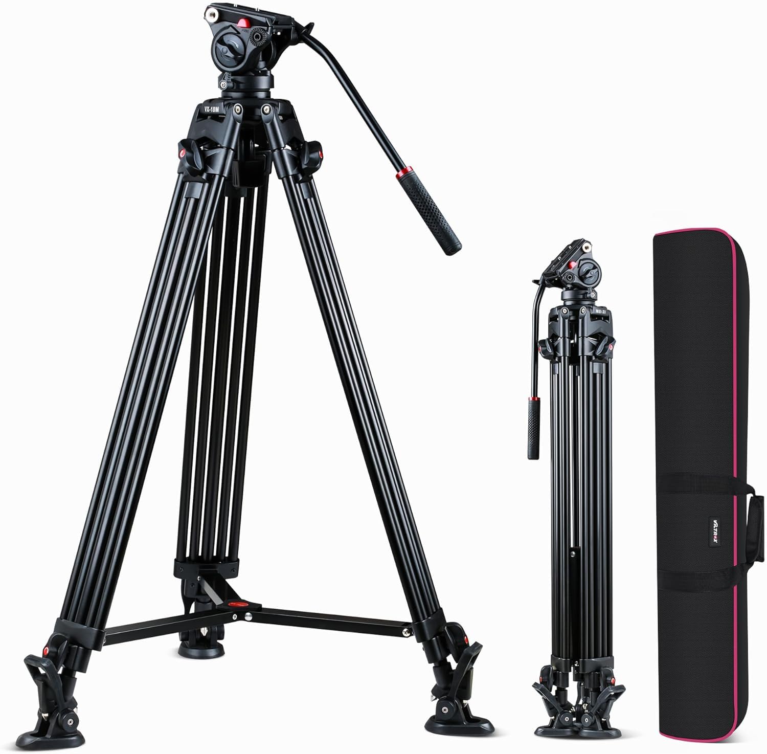 VILTROX（ビルトロックス）プロ級三脚「VX-18M」 Amazon.com : VILTROX VX-18M Professional Aluminum Alloy