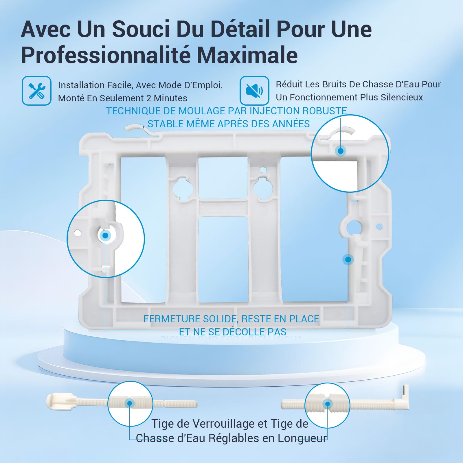 Plaque De Commande WC Suspendu,Chasse D'Eau,Bouton Poussoir,Déclenchement,Compatible Avec Geberit Sigma 01 20, 30,UP300 & UP320,Double Flushing,Modèle 115770115,245 × 164 Mm (Chromé brillant)