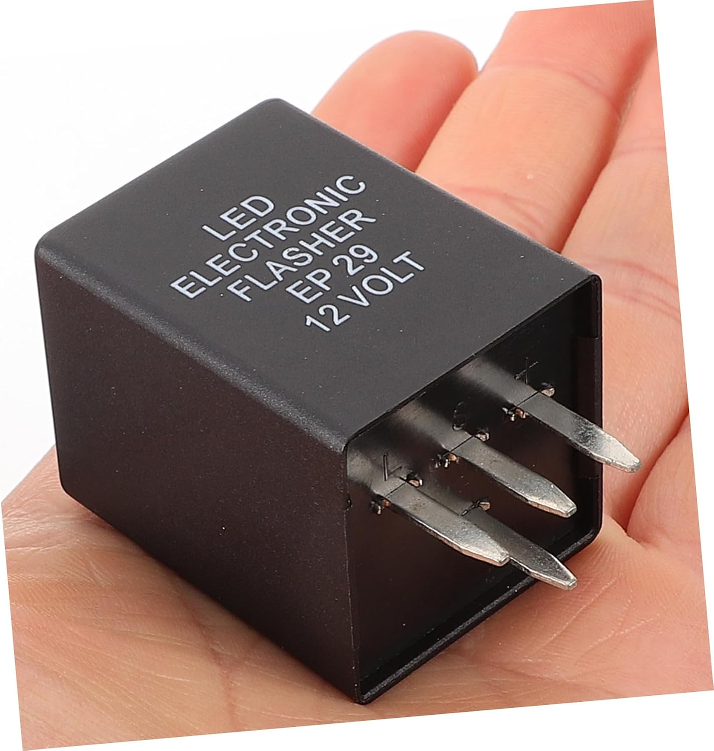 Mikinona 12v Turn Relay Pin Led Automotive Relay for Cars and Motorcycles High-powered Signal Control Easy Installation Versatile Replacement Accessory