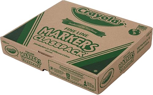 Miniatura 4 de Crayola Fine Line Markers For Kids Back to School Supplies For Teachers Bulk Markers For School 200 Count