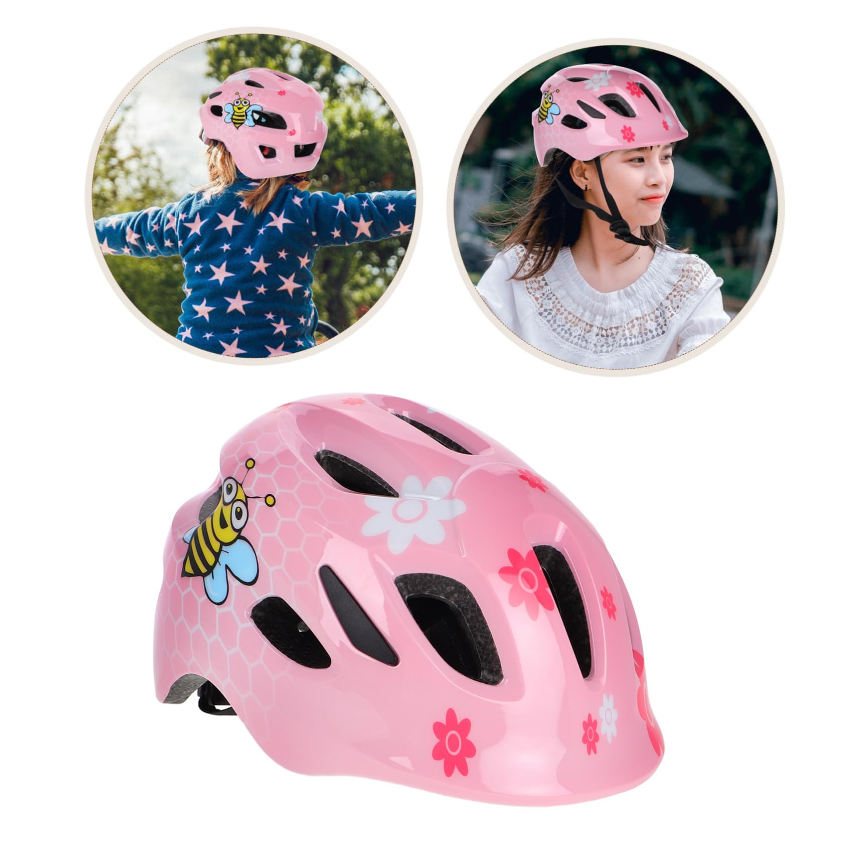 Toyvian Casco de Bicicleta para Casco Juvenil para Bicicletas Tipo de Clima para Patinaje Exterior