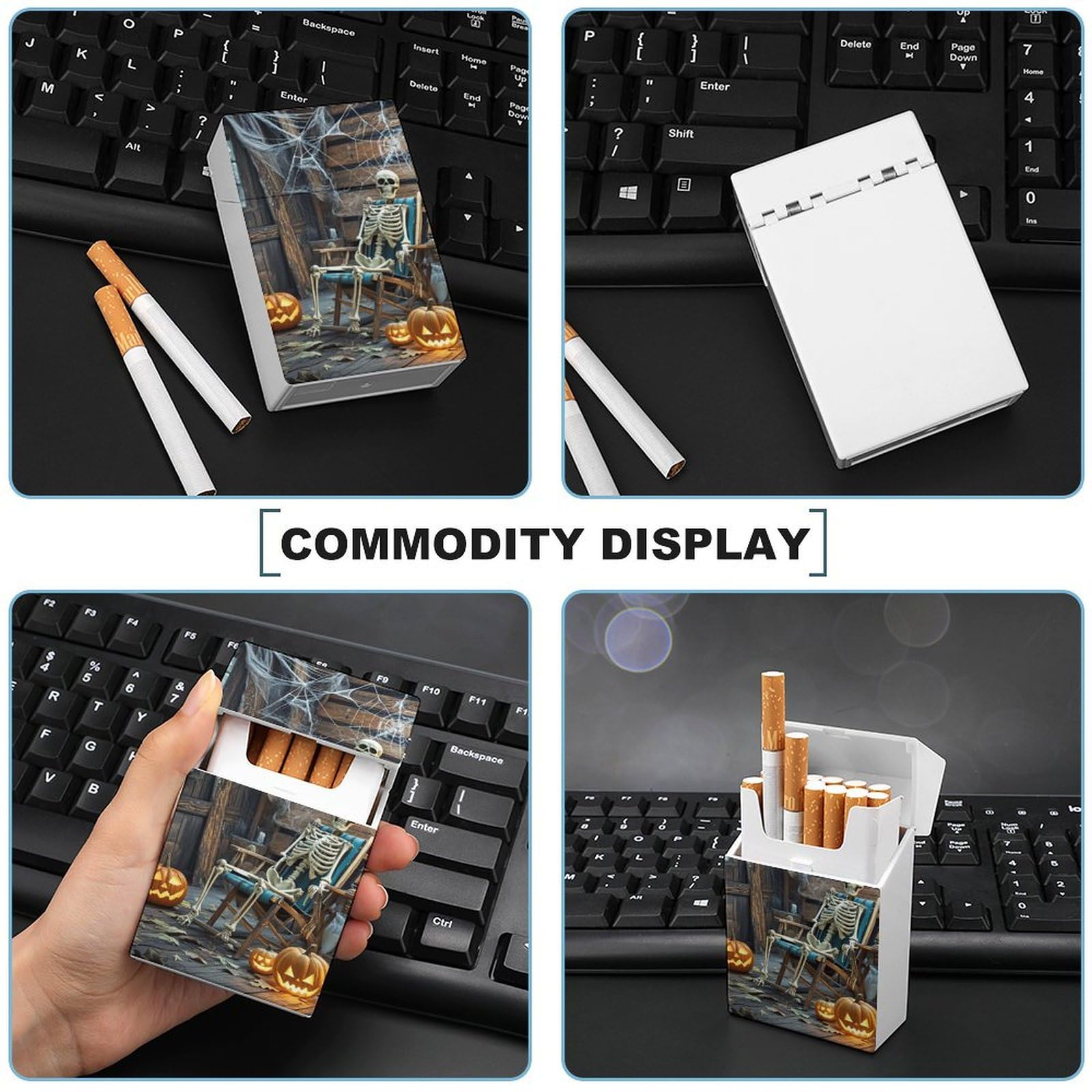 cigarette keyboard Amazon.com: Terrifying Skeleton Ghost Cigarette Case Premium Waterproof  Cigarette Box Hard Cigar Protective Cover Box Portable Cigarette Holder  Compact and Lightweight Design for Travel Outdoor : Health & Household