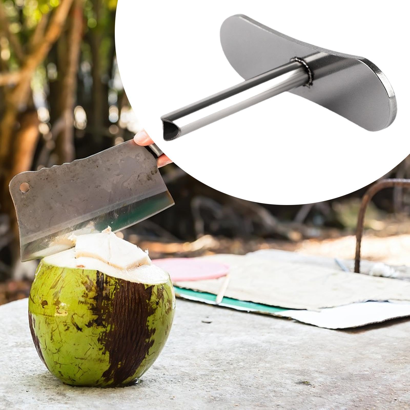 Amazon｜Generic ココナッツオープナーツール、軽量ココナッツ