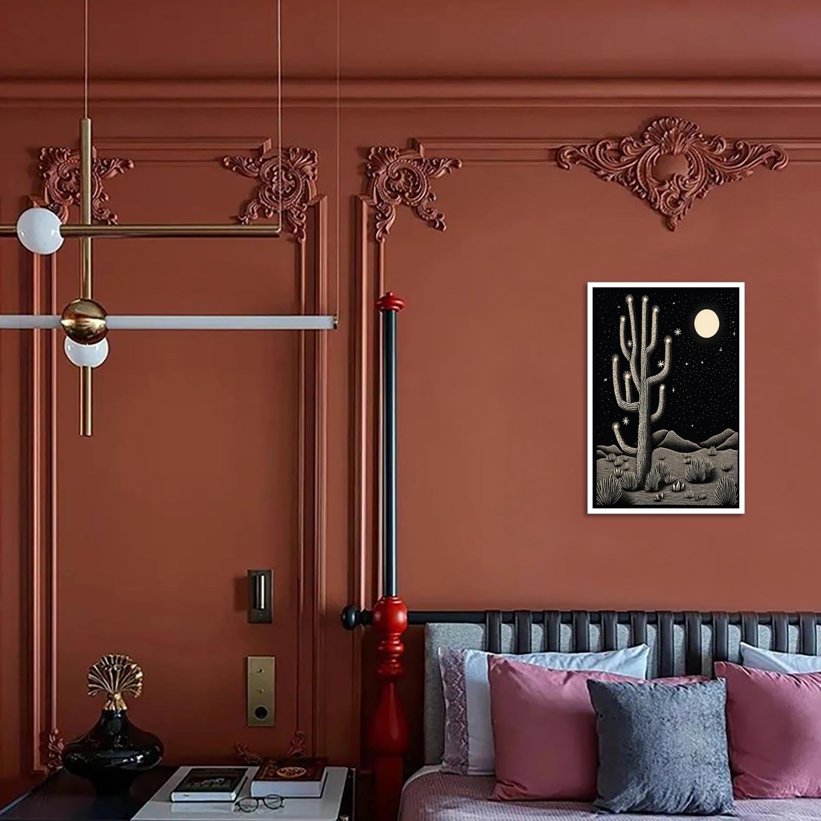 1 Pezzo Decorazione da parete in legno di cactus - Decorazione da