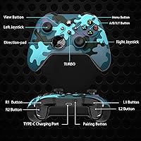 Vista 7 de Gamrombo Wireless Xbox Controller Compatible with Microsoft Xbox one,Xbox One SX,Xbox Series XS,AndroidiOSPC Gamepad Remote with WifiMacro