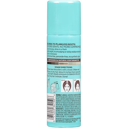 Miniatura 9 de L'Oreal Paris Magic Root Cover Up Gray Corrector Spray Marrón Claro 2 oz (el embalaje puede variar)
