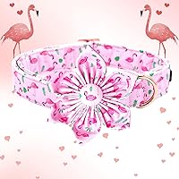 Vista 86 de Lionheart glory Collar de perro con bandera estadounidense, collar de flores para perro del 4 de julio, resistente y ajustable, collar patriótico